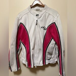 Harley Davidson Women's Mesh Riding Jacket (Pink/White) Gently used. Size 1W